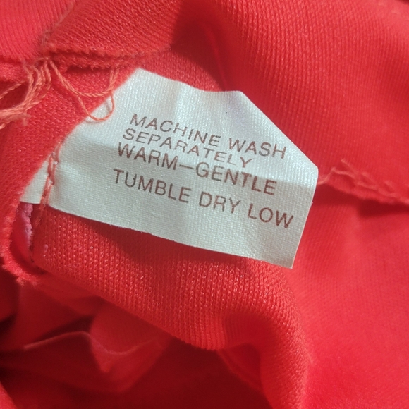 Vintage 1970’s Women's XS Maxi Dress Red Sleeveless Ruffle top. - Picture 10 of 11